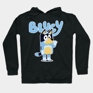 the blue dog Hoodie